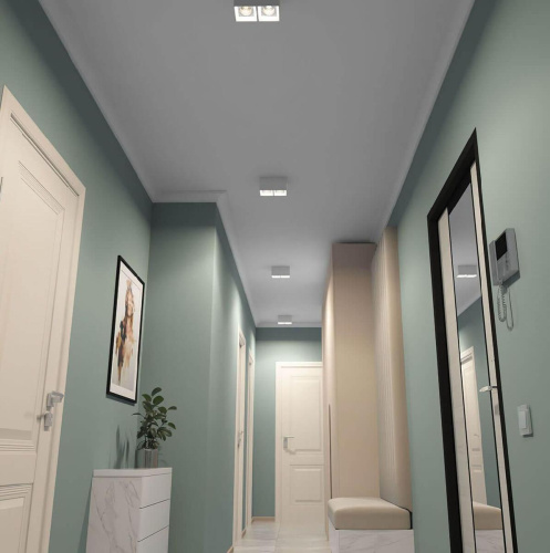 Накладной светильник Denkirs DK3085-WH+CH Накладной светильник Denkirs DK3085-WH+CH