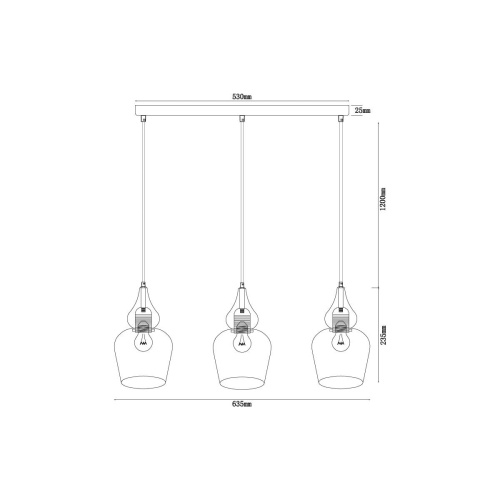 Подвесной светильник Vele Luce Simone VL5564P23