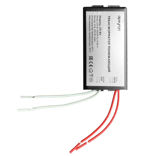 Трансформатор Apeyron AC 12V 35-105W IP20 03-84 Трансформатор Apeyron AC 12V 35-105W IP20 03-84