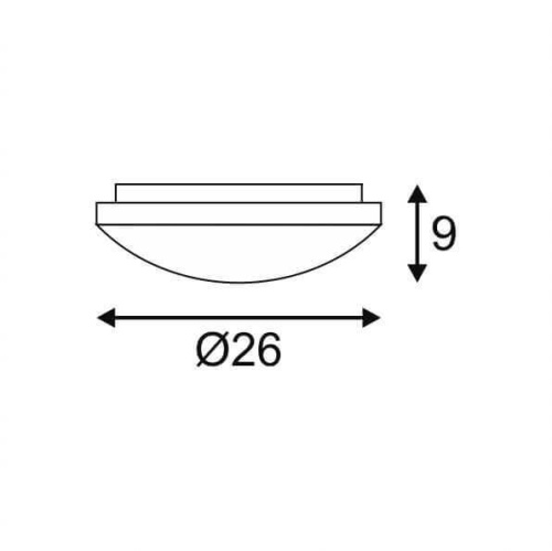 Потолочный светодиодный светильник SLV Lipsy 133733