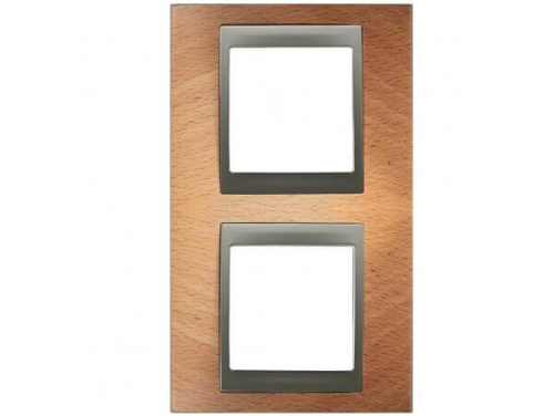 Рамка 2-постовая вертикальная Schneider Electric Unica Top MGU66.004V.2M2