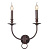 Бра Crystal Lux Suerte Brown AP2