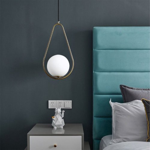 Подвесной Светильник Hoop Drop Black By Imperiumloft