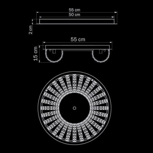 Потолочный светильник Lightstar Onda 741072 Потолочный светильник Lightstar Onda 741072