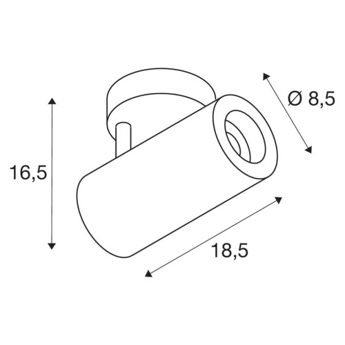 Светодиодный спот SLV Numinos M CL Spot Triac 1004207