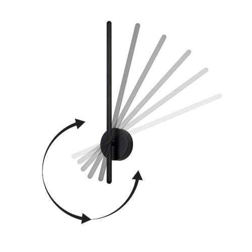 Настенный светодиодный светильник Crystal Lux VERDE AP L1000 BLACK Настенный светодиодный светильник Crystal Lux VERDE AP L1000 BLACK