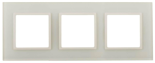 Рамка 3-постовая ЭРА Elegance 14-5103-02 Б0034507