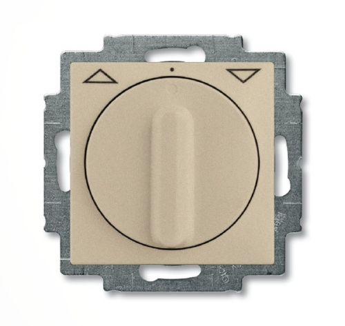 Выключатель жалюзи поворотный без фиксации ABB Basic55 шампань 2CKA001101A0927 Выключатель жалюзи поворотный без фиксации ABB Basic55 шампань 2CKA001101A0927