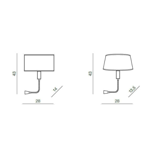 Бра Azzardo Amadeo lambody LED AZ2418