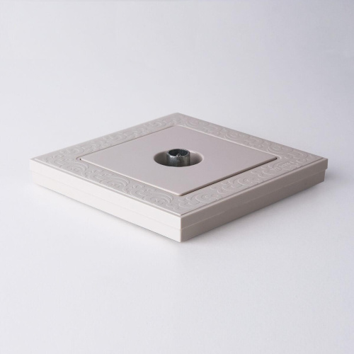 ТВ-розетка Werkel проходная слоновая кость WL03-TV-2W-ivory 4690389073489