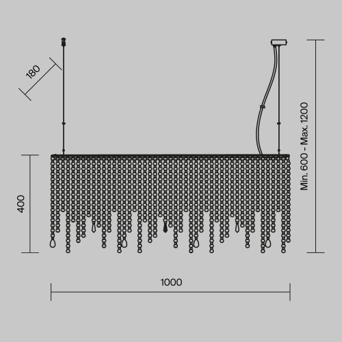 Подвесной светильник Maytoni DIA002PL-05CH