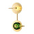Бра Green Disk Double By Imperiumloft