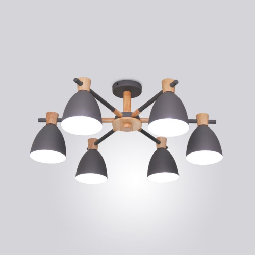Потолочная Люстра Folke 6 Gray By Imperiumloft