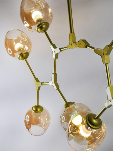 Подвесная люстра Elvan LU-113/8-Е27-Gl