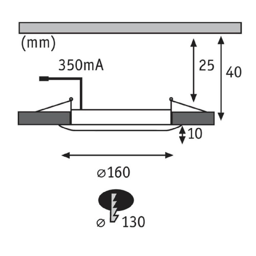 Встраиваемый светодиодный светильник Paulmann Premium Line DecoDot 92733