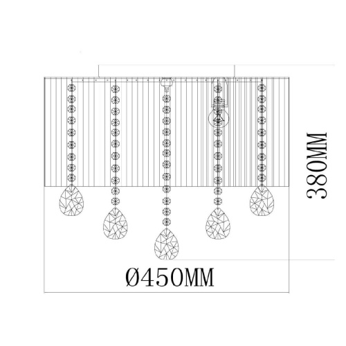 Потолочная люстра MW-Light Жаклин 465016906