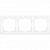 Рамка Werkel Flock на 3 поста белая WL05-Frame-03-white 4690389046728