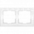 Рамка Werkel Flock на 2 поста слоновая кость WL05-Frame-02-ivory 4690389046919