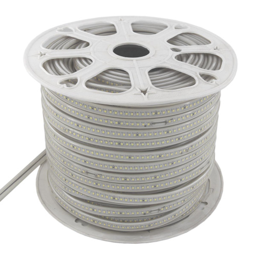 Светодиодная влагозащищенная лента OGM 8W/m 120LED/m 2835SMD холодный белый 50M SL-59
