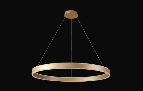 Подвесная люстра Crystal Lux MUCHOS SP88W LED D1000 GOLD Подвесная люстра Crystal Lux MUCHOS SP88W LED D1000 GOLD