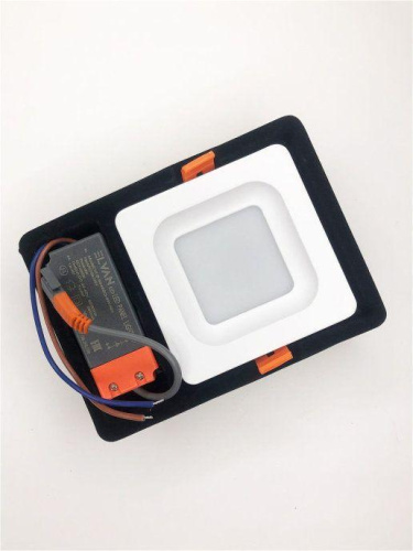 Встраиваемый светодиодный светильник Elvan VLS-5048SQ-8W-NH-Wh