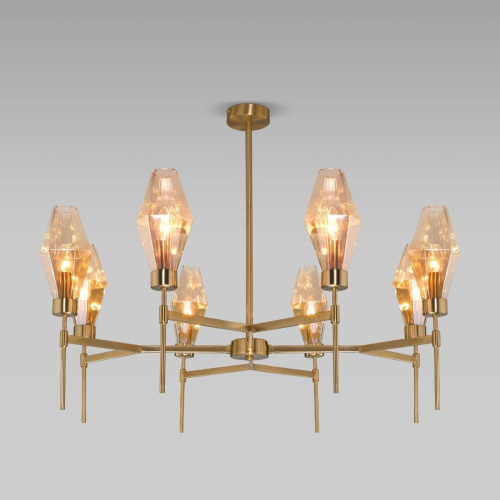 Потолочная люстра Eurosvet Prism 60143/8 латунь