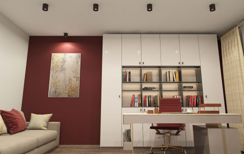 Накладной светильник Denkirs DK3090-BK+RD Накладной светильник Denkirs DK3090-BK+RD