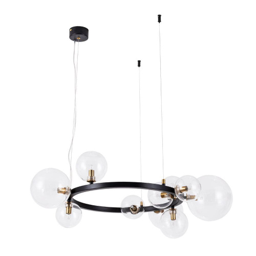 Подвесная люстра Arte Lamp Vincent A7790SP-10BK Подвесная люстра Arte Lamp Vincent A7790SP-10BK