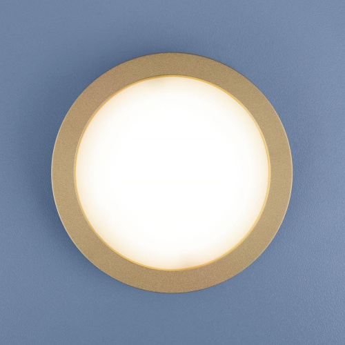 Встраиваемый светодиодный светильник Elektrostandard DSKR80 5W 4200K SGD золото матовый a049509