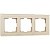 Рамка Werkel Favorit на 3 поста шампань WL01-Frame-03 4690389122972