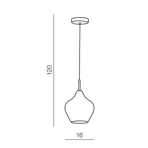 Подвесной светильник Azzardo Amber milano 1 AZ2148 Подвесной светильник Azzardo Amber milano 1 AZ2148