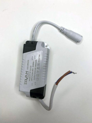 Встраиваемый светодиодный светильник Elvan VLS-109R-12W-WW-Wh