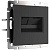 Розетка Werkel двойная Ethernet RJ-45 черный матовый W1182208 4690389157004
