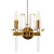 Бра Crystal Lux Marron AP2 Brass