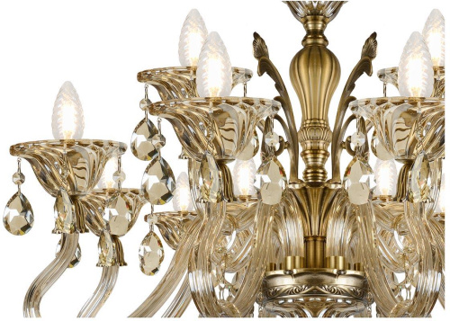 Подвесная люстра iLamp Asia 61082-8+4 BR Подвесная люстра iLamp Asia 61082-8+4 BR