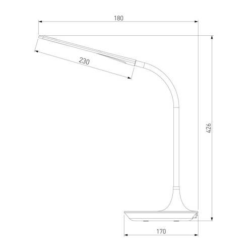 Настольная лампа Eurosvet Urban 80422/1 черный