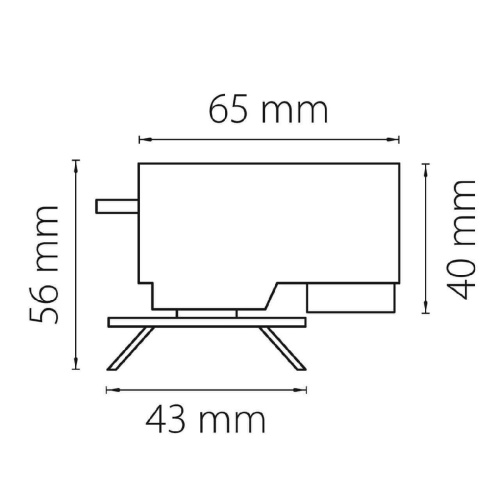 Адаптер для шинопровода Lightstar Asta 592027
