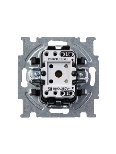 Выключатель одноклавишный ABB Basic55 10A 250V альпийский белый 2CKA001012A2139 Выключатель одноклавишный ABB Basic55 10A 250V альпийский белый 2CKA001012A2139