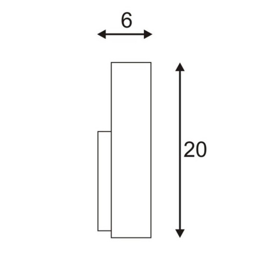 Настенный светодиодный светильник SLV LED Sail 151601