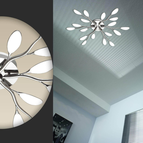 Потолочная светодиодная люстра Odeon Light Scoppa 3994/75CL Потолочная светодиодная люстра Odeon Light Scoppa 3994/75CL