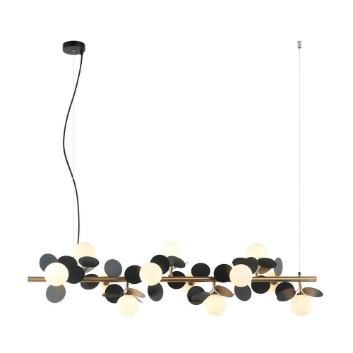 Подвесная люстра Lumien Hall Ilmari LH4136/12PO-BR-BK Подвесная люстра Lumien Hall Ilmari LH4136/12PO-BR-BK