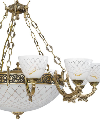 Подвесная люстра Reccagni Angelo L 7052/10+4 Подвесная люстра Reccagni Angelo L 7052/10+4