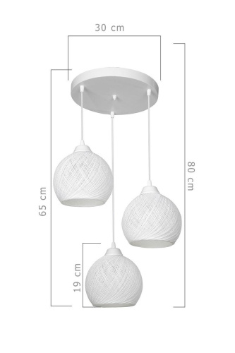 Подвесная люстра Toplight Lizbeth TL1612R-03WH Подвесная люстра Toplight Lizbeth TL1612R-03WH