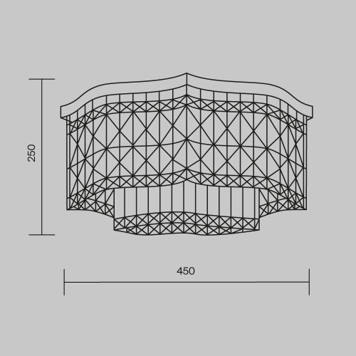 Потолочная люстра Maytoni Dune DIA005CL-06G
