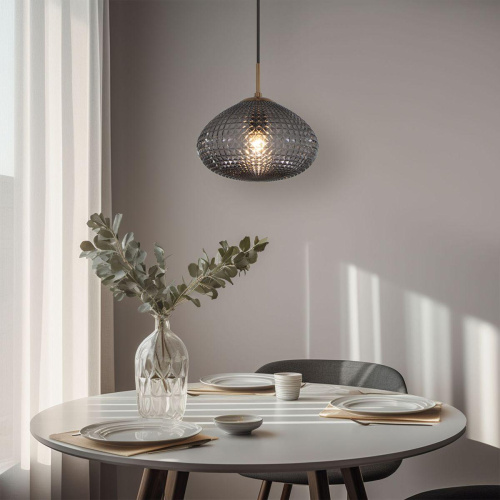 Подвесной светильник Eurosvet Gem 50263/1 темно-серый Подвесной светильник Eurosvet Gem 50263/1 темно-серый