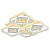 Потолочная светодиодная люстра Profit Light 8051/4 WHT A