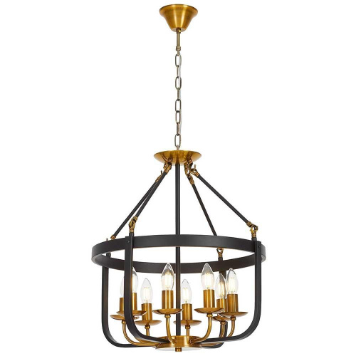 Подвесная люстра Lumina Deco Berling LDP 8024-8 BK+MD