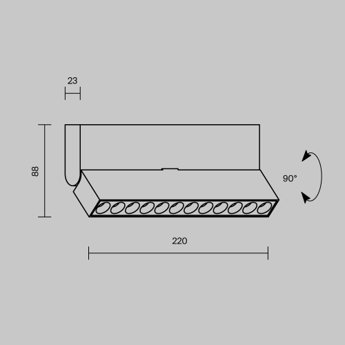 Потолочный светильник Technical C136CL-12W3K-W Потолочный светильник Technical C136CL-12W3K-W
