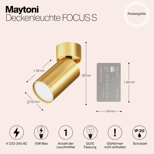 Потолочный светильник Technical C050CL-U-1MG Потолочный светильник Technical C050CL-U-1MG