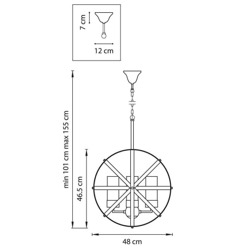 Подвесная люстра Lightstar Cero 731147 Подвесная люстра Lightstar Cero 731147